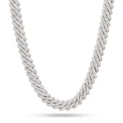 12mm Iced Diamond Cut Miami Cuban Link Chain