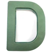 12" Fresh Floral Foam Letter "D"