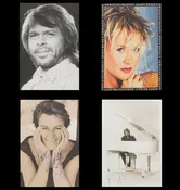 ABBA Collection of Four Signed Photographs