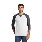 New Era® Sueded Cotton Blend 3/4-Sleeve Baseball Raglan Tee