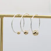 14k Gold Filled Beaded Lux Ball Drops