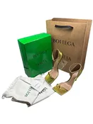 Bottega Veneta Metallic Stretch Leather Sandal Women's 39 = US 9
