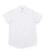 Boy's Premium Quality  Oxford Uniform Short Sleeve Button Up Shirt Sky Blue 5-18 BSU06
