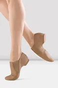 Bloch Children's Leather Elasta Jazz Booties