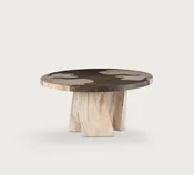 Aurum Aged Round Dining Table
