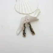 Earth Pencil Earrings — Tonya Lov Jewelry