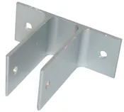 1.5" High 2 Ear Aluminum Bracket for 1" Thick Panels/Pilasters