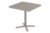 36" Square Balcony Height Pedestal Table w/ hole