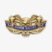 Double Torch Honor Escort Insignia