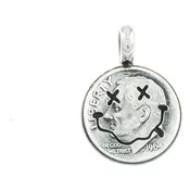 10c Drunk Smile Dime Pendant