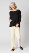 Emerson Cotton Pullover Black