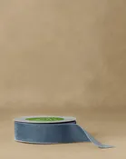 1.5" Velvet Ribbon with Woven Edge