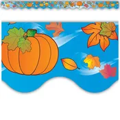 Autumn Scalloped Border Trim (Clearance - Not Returnable)