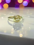 0.72 Carat Natural Canary Diamond | Handmade in 14K Gold