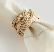 Abaca French Braided Napkin Ring