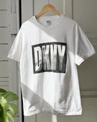 00s DKNY Logo T-Shirt | L