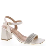 2Bow Slip On Dress Sandal (GOLD GLITTER)