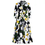 Abelia Dress Black  Midi Dress