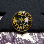 River City Honey Busters | Enamel Pin — Oliver Peck's Anchor Screen Printing  Dallas Texas