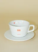 6XS Studio Latte Cup with Saucer / 12oz