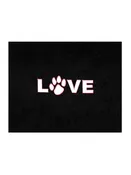 Love with Paw Motif