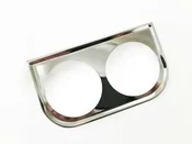 2 Inch Chrome Double Gauge Mounting Panel