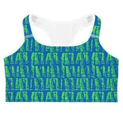 Neon Batik Sports Bra