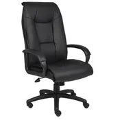 Bedarra Executive Office Chair | Leather with Padded Arms