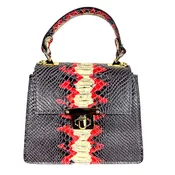Ada Women’s Black Italian Leather Handbag check title