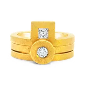 1970's Triple Ring Set