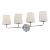 Maxim Four Light Bath Vanity in Satin Nickel from the Bristol collection - 12094SWSN