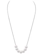 Japanese Akoya Pearl 14K Gold Tincup Celeste Necklace