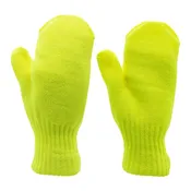 Knit Traffic Mittens- Yellow