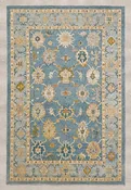 Turkish Oushak Traditional Rug 98962
