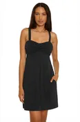 Beach to BBQ Cover Up Dress - Black