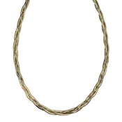 14k Braided Herringbone