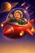 Personalized Space & Planets Children's Book