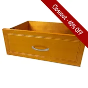 10 inch Deep Solid Wood Drawer Modern -Honey Maple - Closeout