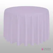 120" Round Table Cover, Lavender