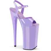 10" Heel, 6 1/4" PF Ankle Strap Sandal