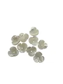 12mm white flower Mother of Pearl, SKU#M4632