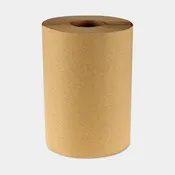 350 ft Brown Hard Roll Paper Towels, 12 Rolls