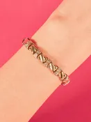 14k Diamond Twist Link Bracelet