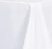 70×120 in. Rectangular Table Cloth (white)