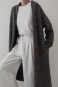 Sweater Coat Nutty Brown | Laude the Label