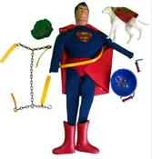 1966 Ideal Captain Action Superman Not Packaged Complete Set, Damaged