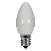 0.5 Watt LED - C7 - White - 2700K - Candelabra base - 120 Volt - Carded - 12-Pack