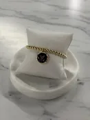 14K Smooth 5mm Stretch Bracelet