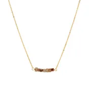 Bar Necklace - Cube Diamonds