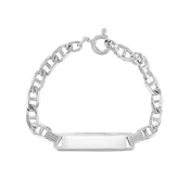 Anchor Link ID Bracelet | Brilliant Fine + Custom Jewelry